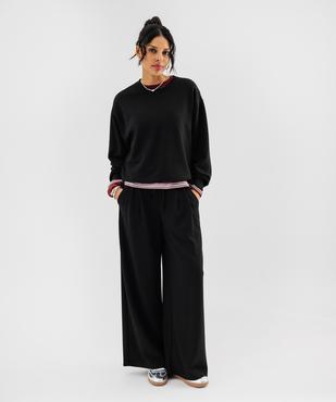 Sweat en modal souple et doux femme vue4 - GEMO 4G FEMME - GEMO
