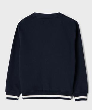 Gilet sweat à col V garçon vue7 - GEMO 4G GARCON - GEMO