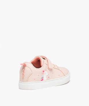Tennis à motif licorne avec fermeture scratch fille du 31 au 34 vue4 - GEMO (ENFANT) - GEMO