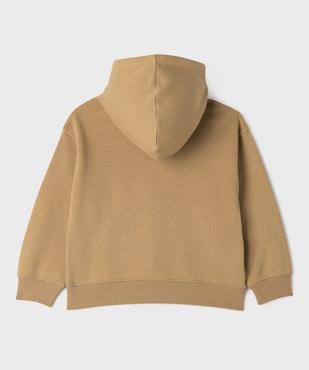 Sweat à capuche et message garçon vue3 - GEMO 4G GARCON - GEMO