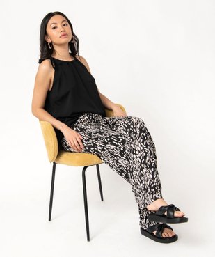 Blouse sans manches avec emmanchure américaines femme vue1 - GEMO(FEMME PAP) - GEMO