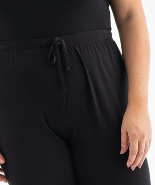 Pantalon de pyjama femme grande taille resserré dans le bas  vue7 - GEMO 4G FEMME - GEMO