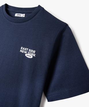 Tee-shirt imprimé manches courtes garçon vue2 - GEMO 4G GARCON - GEMO