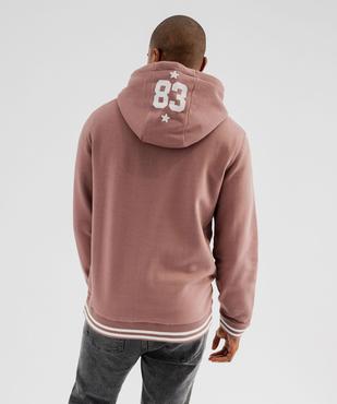 Sweat à capuche avec inscription en maille bouclette homme - Camps United vue3 - CAMPS GEMO FOR GOOD - GEMO