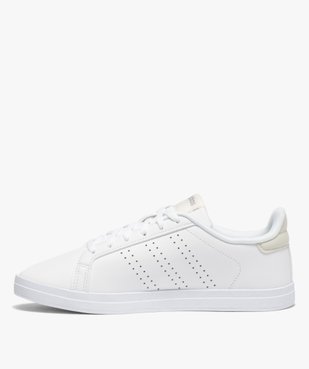 Baskets femme unies à lacets – Adidas Courtpoint Base vue3 - ADIDAS - Nikesneakers