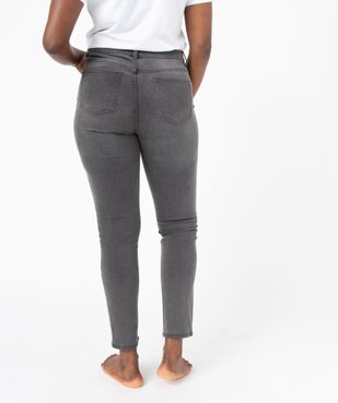 Jean femme coupe Slim taille haute vue3 - GEMO 4G FEMME - GEMO