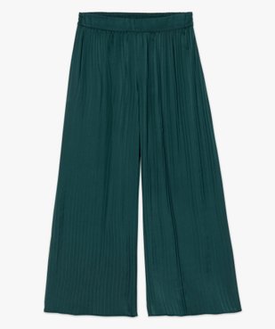 Pantalon femme plissé en matière satinée vue4 - GEMO(FEMME PAP) - GEMO