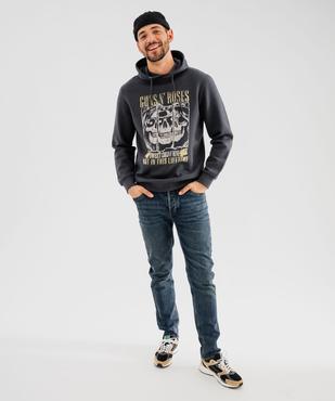 Sweat à capuche molletonné homme - Guns N’Roses vue5 - GUNS N' ROSES - GEMO