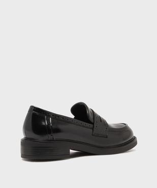 Mocassins vernis mat à détails ajourés femme - Follow Me vue4 - FOLLOW ME - GEMO