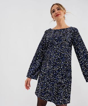 Robe courte à sequins brillants femme vue4 - GEMO(FEMME PAP) - GEMO