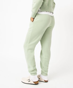 Pantalon de jogging en molleton femme vue3 - GEMO(FEMME PAP) - GEMO