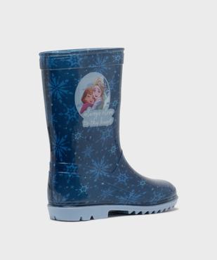 Bottes de pluie à semelle crantée imprimées fille - La Reine des Neiges vue4 - REINE DES NEIGE - GEMO