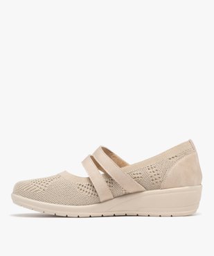 Ballerines confort en mesh fermeture scratch femme vue3 - G'FLEX GEMO FOR GOOD - GEMO