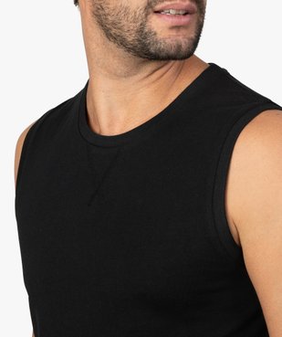 Debardeur uni vue2 - GEMO (HOMME) - GEMO