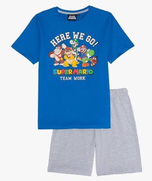Pyjashort garçon avec motif XXL – Super Mario vue1 - MARIO - GEMO