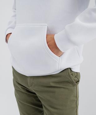 Sweat à capuche en molleton doux homme vue4 - GEMO 4G HOMME - GEMO