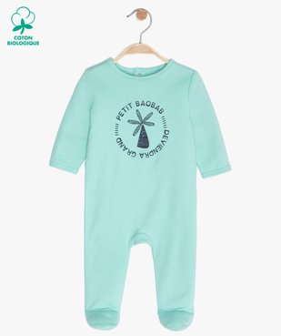 Pyjama bébé garçon avec motif baobab vue1 - GEMO C4G BEBE - GEMO