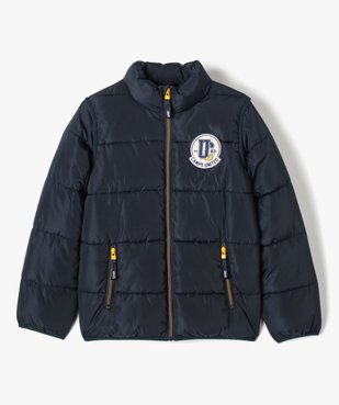 Blouson garçon matelassé avec manches amovibles- Camps United vue2 - CAMPS UNITED - GEMO