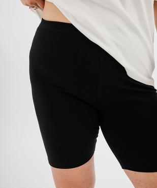 Legging court en maille extensible femme grande taille vue2 - GEMO (G TAILLE) - GEMO