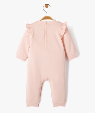 Combinaison longue imprimée en molleton bébé vue3 - GEMO(BB COUCHE) - GEMO