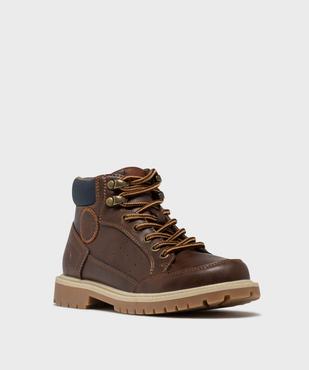 Chaussures montantes avec semelle crantée garçon - Buggy vue2 - BUGGY - GEMO