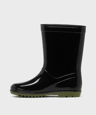 Bottes de pluie à semelle crantée imprimées garçon - Jurassic World vue3 - JURASSIC PARK - GEMO