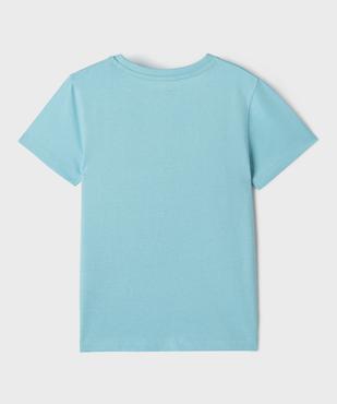 Tee-shirt manches courtes en jersey de coton imprimé estival garçon vue3 - GEMO 4G GARCON - GEMO