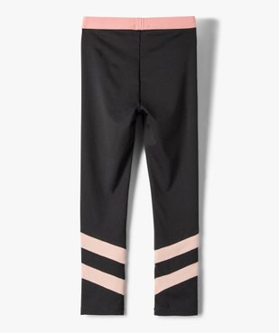 Leggings fille pour le sport avec ceinture élastiquée vue3 - GEMO (ENFANT) - GEMO