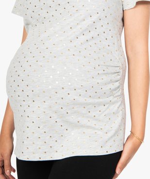 Tee-shirt de grossesse à plumetis brillants vue2 - Nikesneakers (MATER) - Nikesneakers
