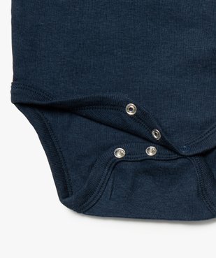 Body bébé mixte avec motifs baleines (lot de 3) vue2 - GEMO C4G BEBE - GEMO