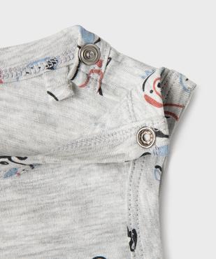 Débardeurs imprimés bébé garçon (lot de 2) vue2 - GEMO(BEBE DEBT) - GEMO