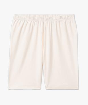 Short en maille extensible avec ceinture élastique  femme grande taille vue4 - GEMO 4G GT - GEMO