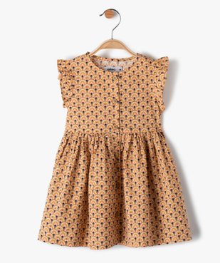 Robe bébé fille à motifs fleuris vue1 - GEMO(BEBE DEBT) - GEMO