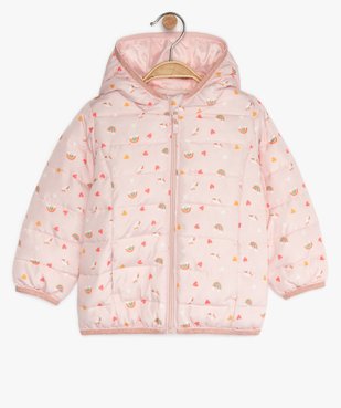 Doudoune bébé fille fine à motifs étoiles et détails pailletés vue1 - Nikesneakers(BEBE DEBT) - Nikesneakers