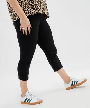 Legging uni longueur 7/8ème femme grande taille vue12 - GEMO 4G GT - GEMO