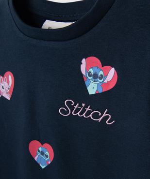 Sweat en molleton doux imprimé fille - Stitch vue2 - LILO & STITCH - GEMO