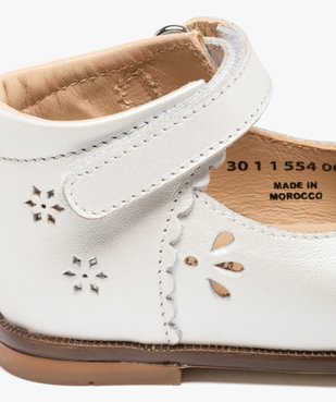 Babies premiers pas bébé fille dessus cuir uni – NA! vue6 - NA! - GEMO