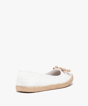 Ballerines femme en toile imprimée et semelle cordelette vue4 - GEMO (SPORTSWR) - GEMO