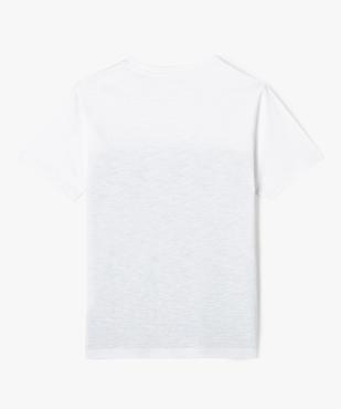 Tee-shirt bicolore à poche garçon vue3 - GEMO 4G GARCON - GEMO
