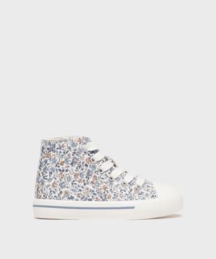 Tennis en toile montante fleurie fille vue1 - LOVELY WINGS - GEMO