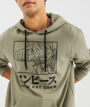 Sweat à capuche à motifs mangas homme - One Piece vue2 - ONE PIECE - GEMO