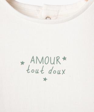 Sweat loose à dentelle et ouverture dos intégrale bébé fille vue2 - GEMO 4G BEBE - GEMO