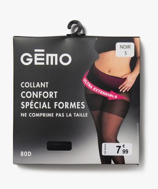 Collant confort spécial formes opaque femme vue3 - GEMO(HOMWR FEM) - GEMO