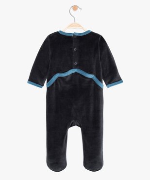 Pyjama bébé en velours doux imprimé ours animé vue3 - GEMO(BB COUCHE) - GEMO