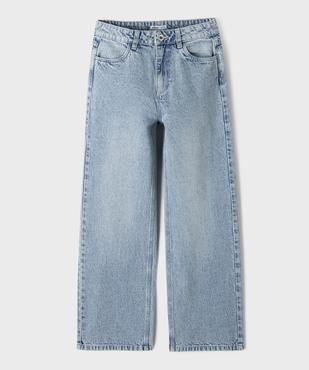 Jean Straight avec taille ajustable fille vue1 - GEMO 4G FILLE - GEMO