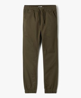 Pantalon jogger coupe slim garçon vue1 - GEMO (JUNIOR) - GEMO