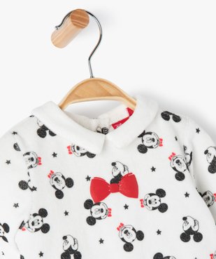 Ensemble bébé 2 pièces : pyjama en velours + bonnet Mickey - Disney vue2 - DISNEY DTR - GEMO