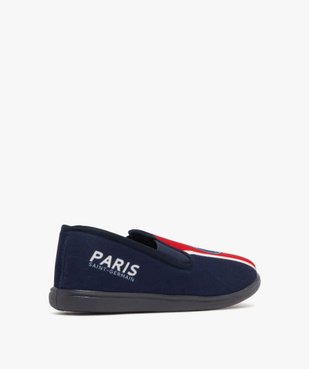 Chaussons garçon pantoufles rayées en velours Paris-Saint-Germain  vue4 - PSG - GEMO