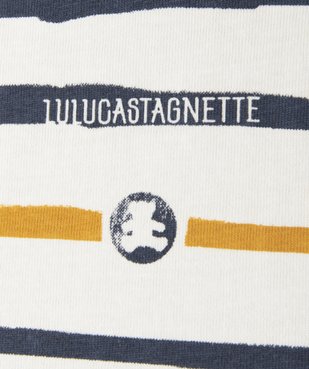 Tee-shirt bébé garçon rayé à manches longues - LuluCastagnette vue3 - LULUCASTAGNETTE - GEMO