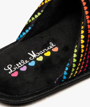 Chaussons femme forme mule à motifs cœurs - Little Marcel vue6 - LITTLE MARCEL - GEMO